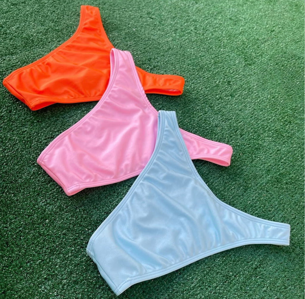Baby Blue High Cut Cheeky Set