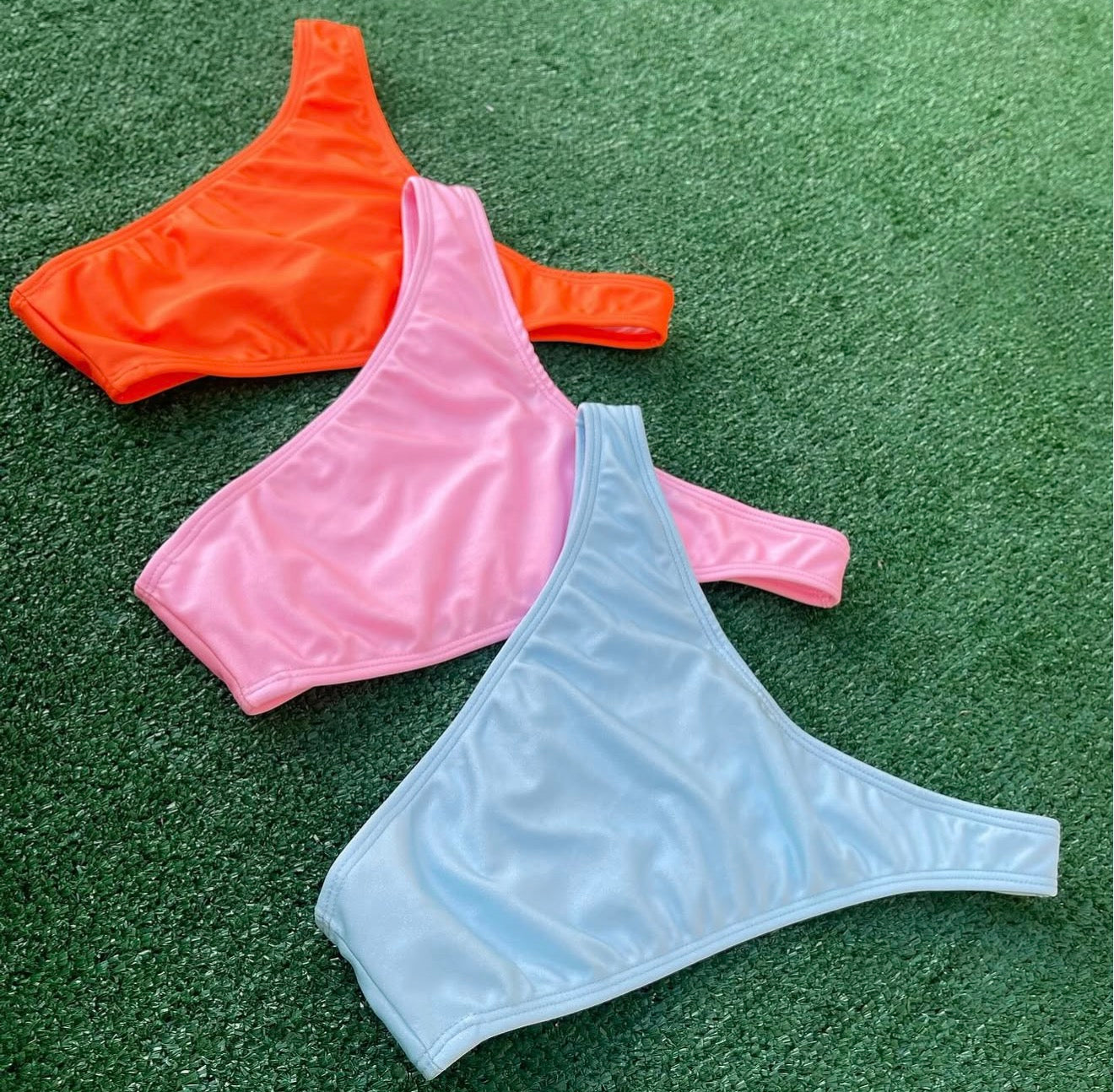 Baby Pink High Cut Cheeky Set