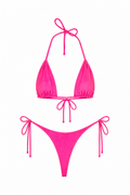 Neon Pink Thong Set