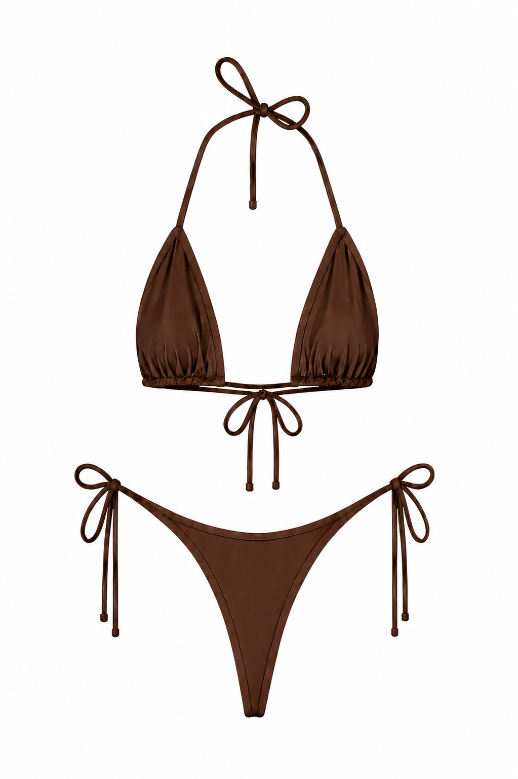 Brown Thong Set