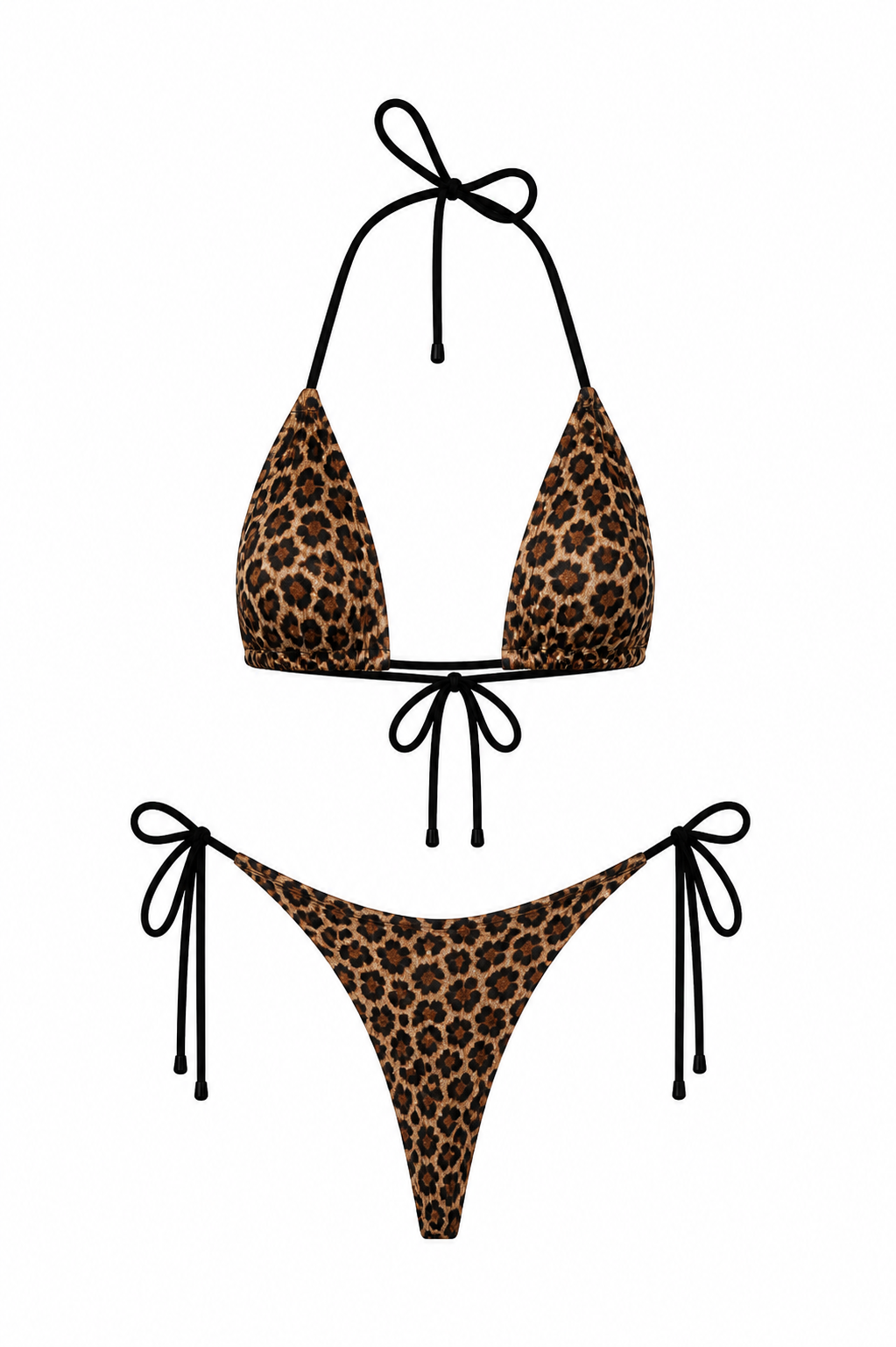 Cheetah Thong Set