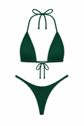 Emerald High Cut Thong Set
