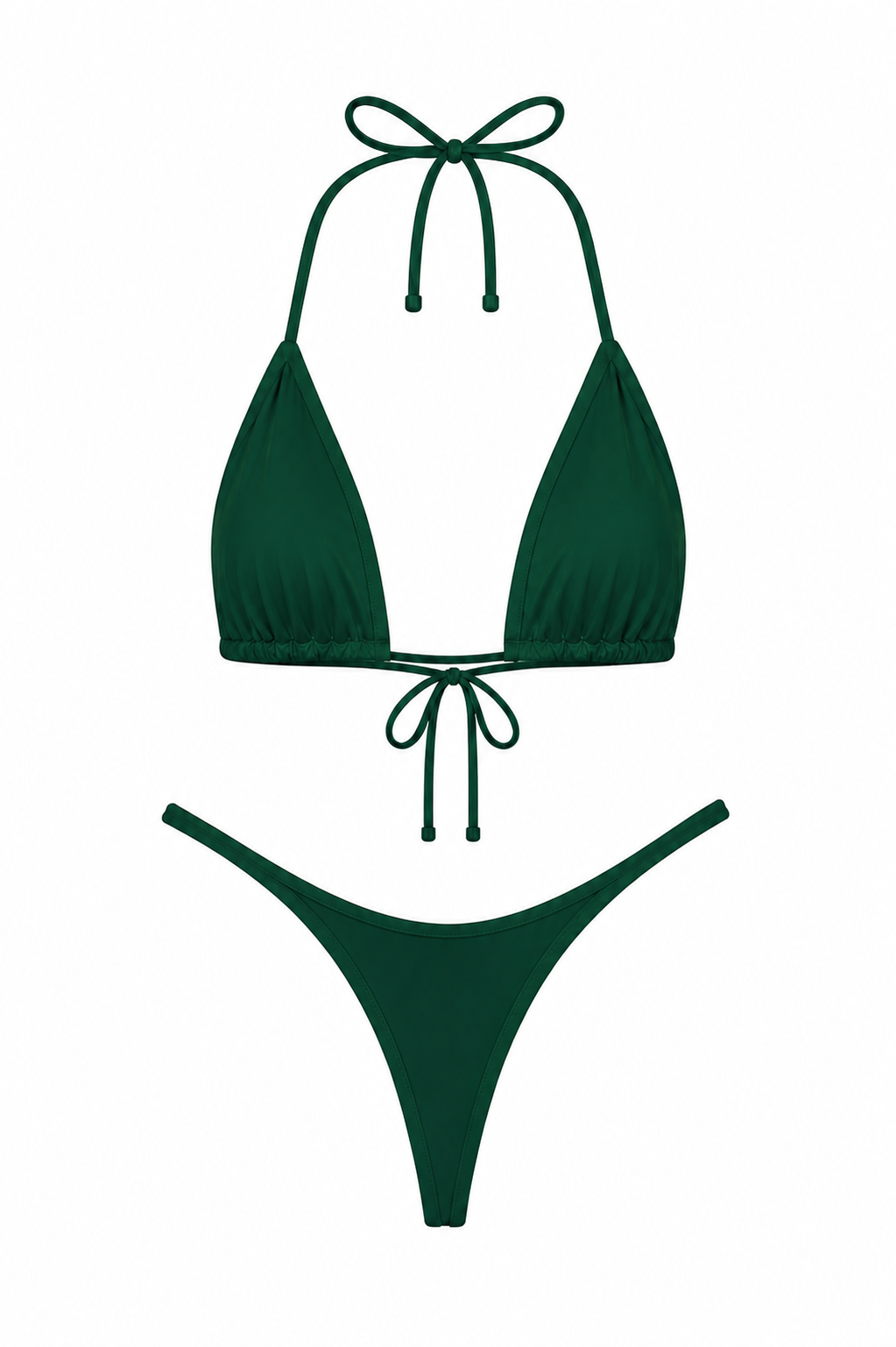 Emerald High Cut Thong Set